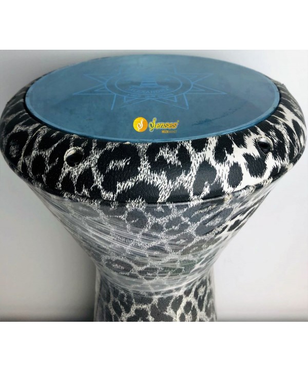Döküm Darbuka Desenli Deri Profesyonel