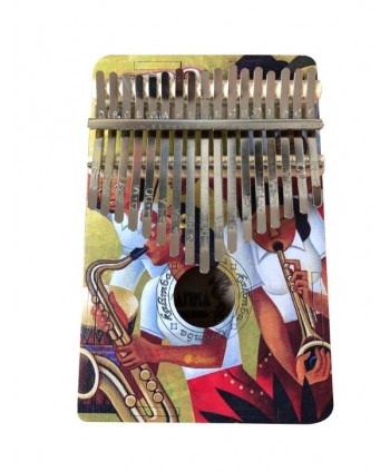 Desenli 17 Tuş Kalite Kalimba