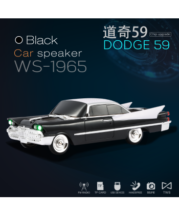 WS-1965 araba hoparlörü Led...